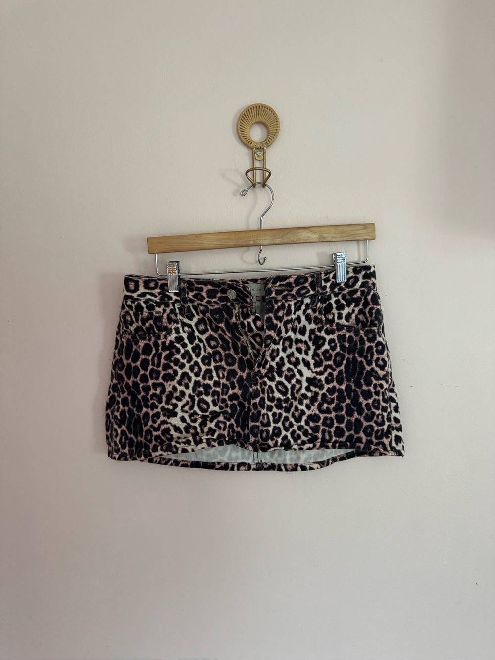 PacSun Leopard Print Mini Skirt